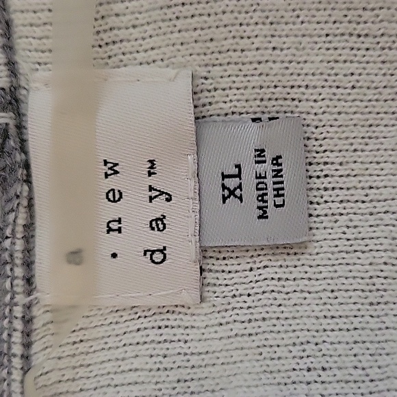 a new day Gray and Cream Blazer Open Front Knit - Picture 3 of 3